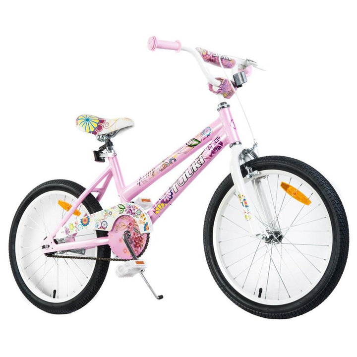 Supermax Floral 20 Inch Kids Push Bike - Pink - Aussie Baby