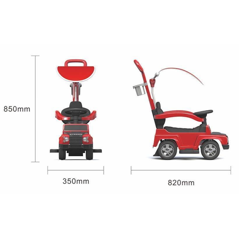Land Rover Defender-Inspired Kids Ride On Car - Red - Aussie Baby