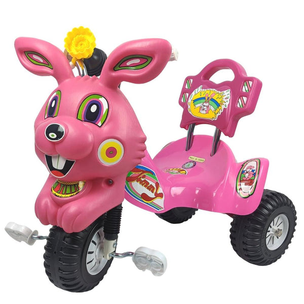 Kids Rabbit Tricycle - Pink - Aussie Baby