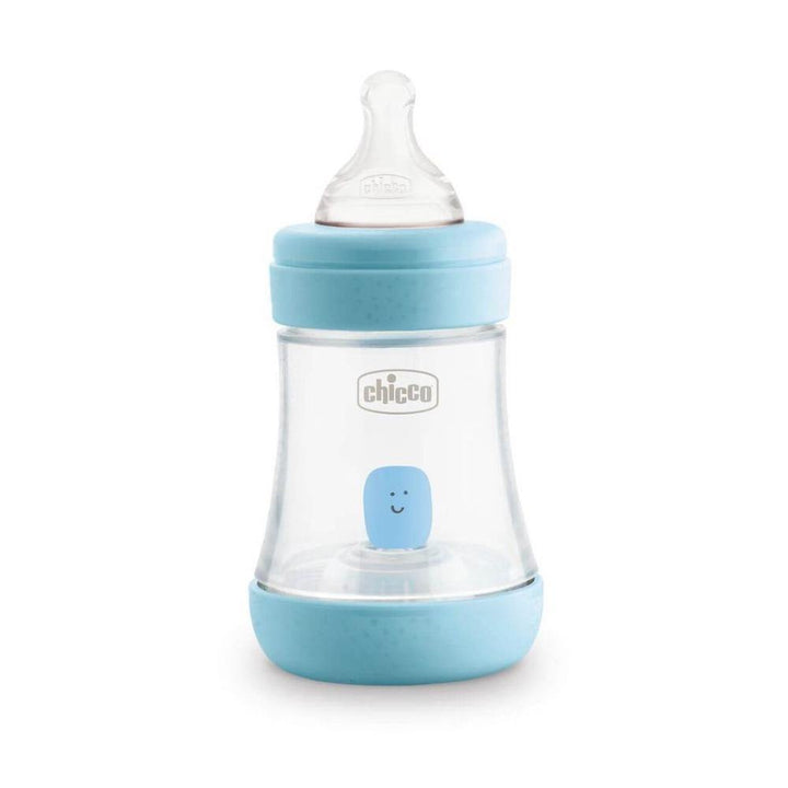 Chicco Perfect 5 Silicone Bottle Slow Flow (Blue) - 150mL - Aussie Baby