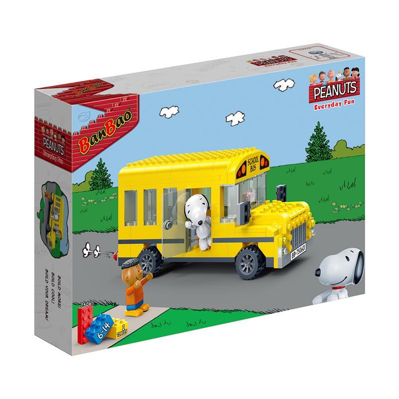 BanBao Peanuts - Snoopy's School Bus 7506 - Aussie Baby