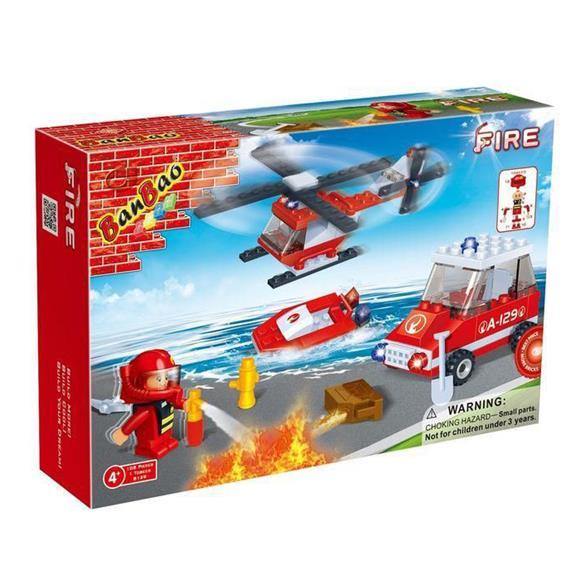 BanBao Fire and Rescue - Fire Fighting 8129 - Aussie Baby