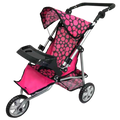 Aussie Baby Three Wheel Doll Pram with Tray