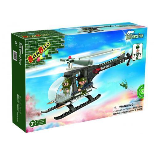 BanBao Defence Force - M2 Helicopter 8243 - Aussie Baby