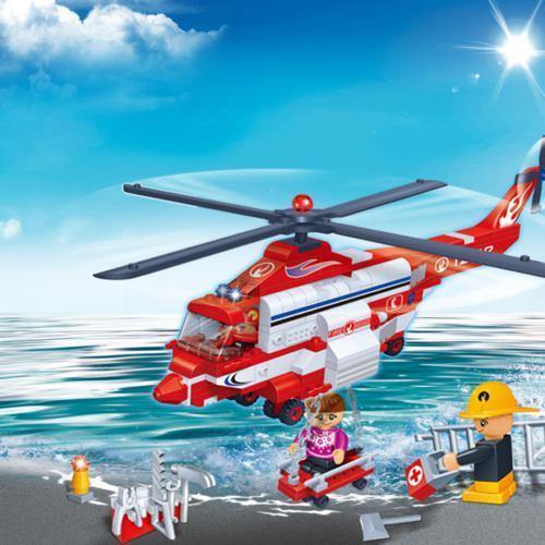 BanBao Fire and Rescue - Fire Rescue Helicopter 8315 - Aussie Baby