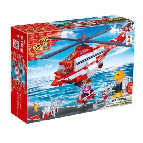 BanBao Fire and Rescue - Fire Rescue Helicopter 8315 - Aussie Baby