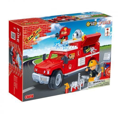 BanBao Fire and Rescue - Fire Jeep 8316 - Aussie Baby