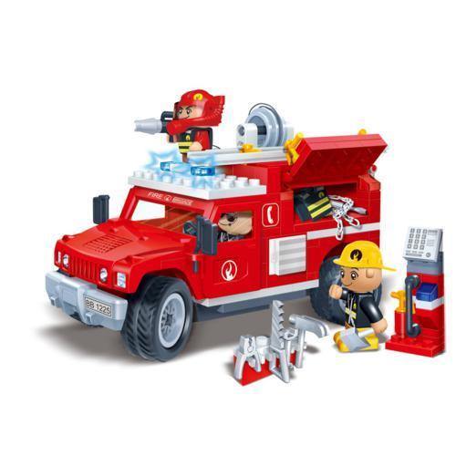 BanBao Fire and Rescue - Fire Jeep 8316 - Aussie Baby