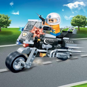 BanBao Police - Police Motorbike 8351 - Aussie Baby