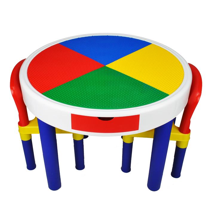 2-in-1 Round Activity Table & Chair Set - Aussie Baby