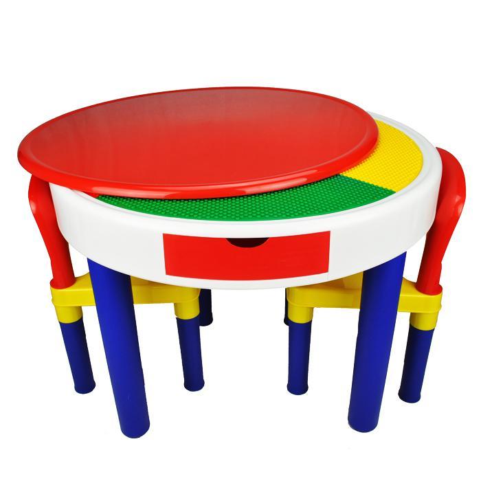 2-in-1 Round Activity Table & Chair Set - Aussie Baby