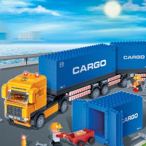 BanBao City Transport - Cargo Truck 8763 - Aussie Baby