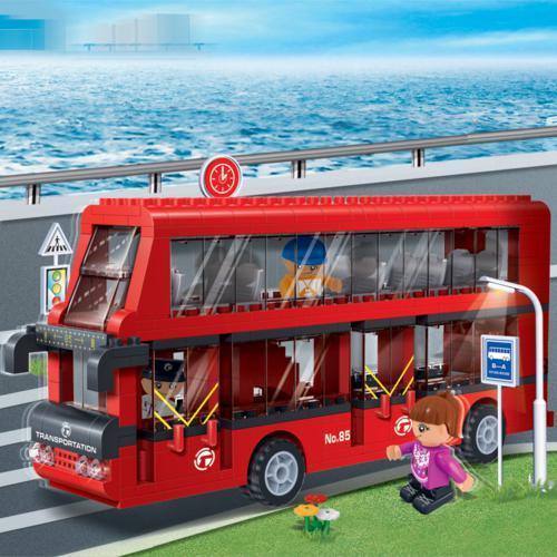 BanBao City Transport - Double Decker Bus 8769 - Aussie Baby