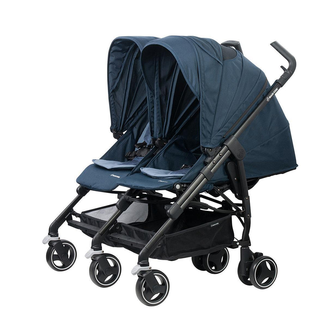 Maxi Cosi Dana For 2 Twin Stroller - Nomad Blue - Aussie Baby