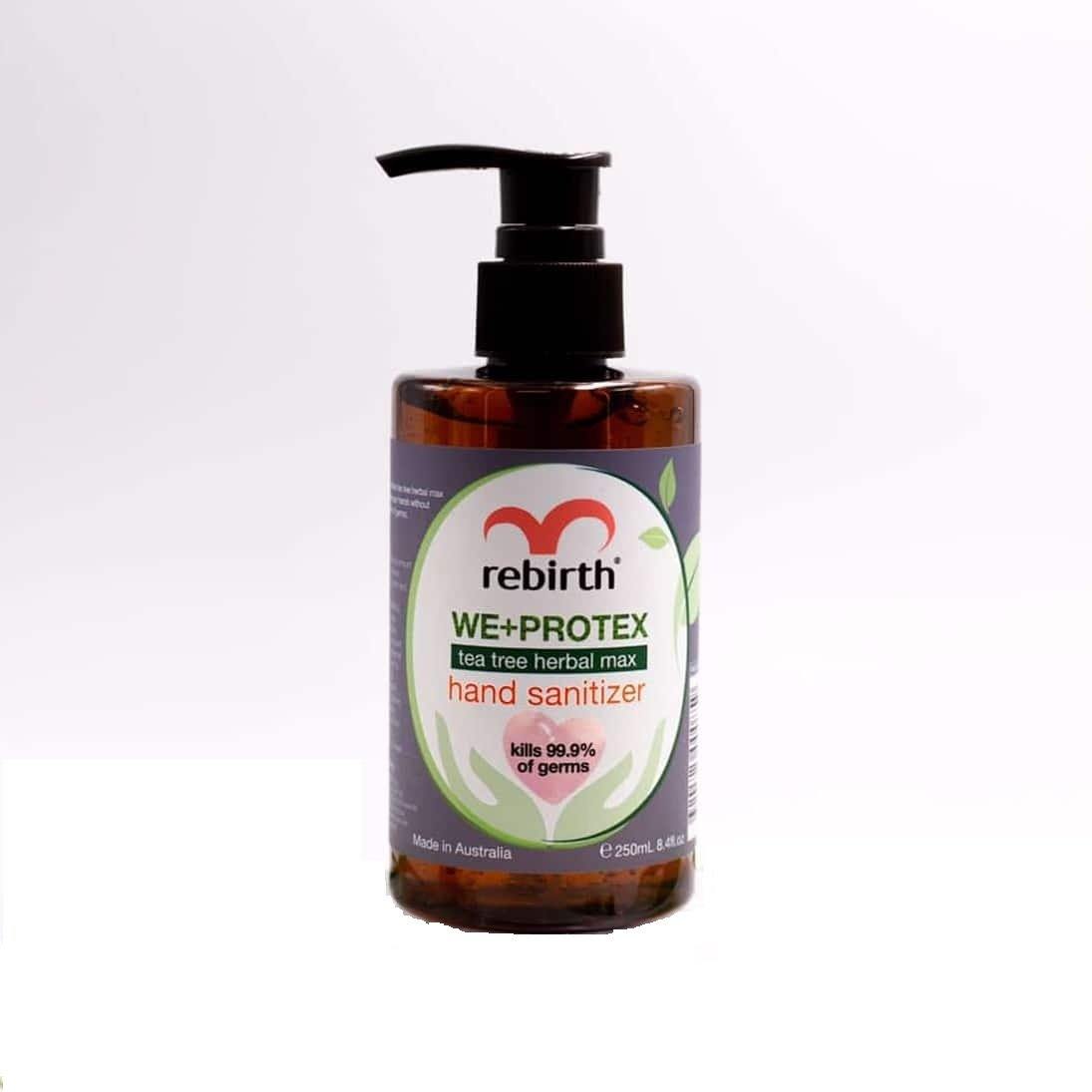 Rebirth - Tea Tree Herbal Max Hand Sanitizer 250ml - Aussie Baby