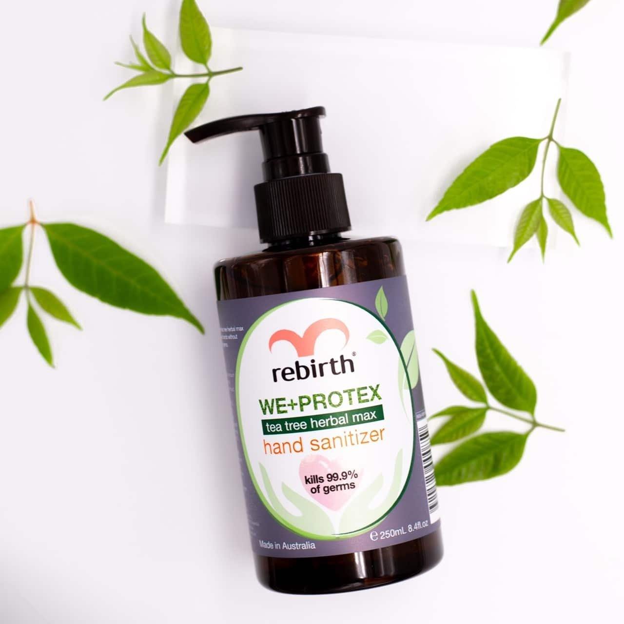 Rebirth - Tea Tree Herbal Max Hand Sanitizer 250ml - Aussie Baby