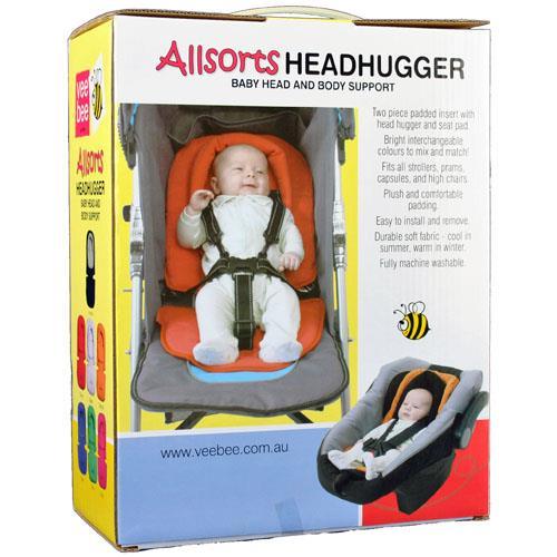 Vee Bee Allsorts Seatpad & Headhugger - Green Apple - Aussie Baby