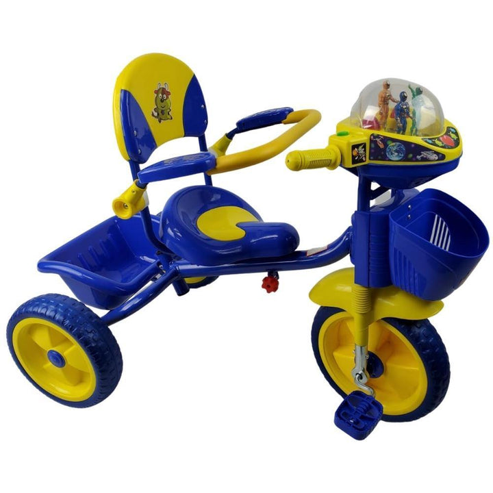 Kids Toddler Tricycle with Hood - Blue - Aussie Baby