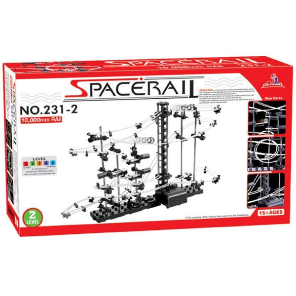 SpaceRail Level 2 Complex Motorised Marble Run - Aussie Baby