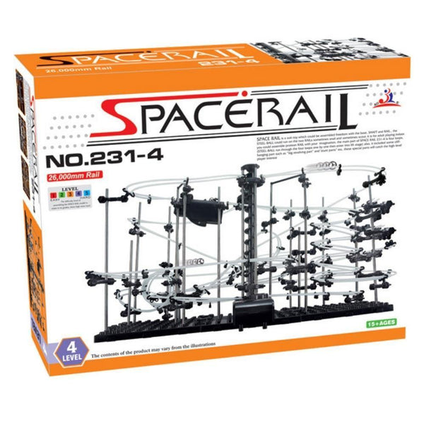SpaceRail Level 4 Complex Motorised Marble Run - Aussie Baby