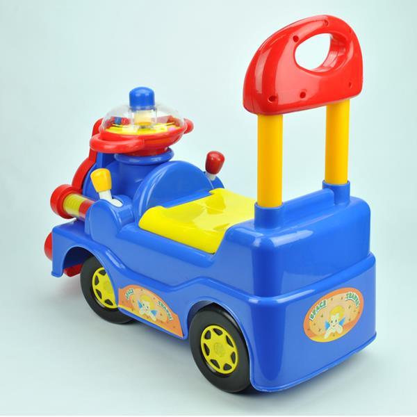 Locomotive Ride-On Car - Blue - Aussie Baby