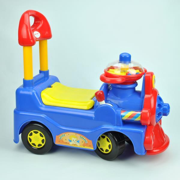Locomotive Ride-On Car - Blue - Aussie Baby