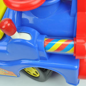 Locomotive Ride-On Car - Blue - Aussie Baby