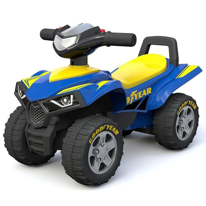 Goodyear Licensed Toddler Kids Sport ATV Ride-On Toy Mini Quad Bike - Blue - Aussie Baby