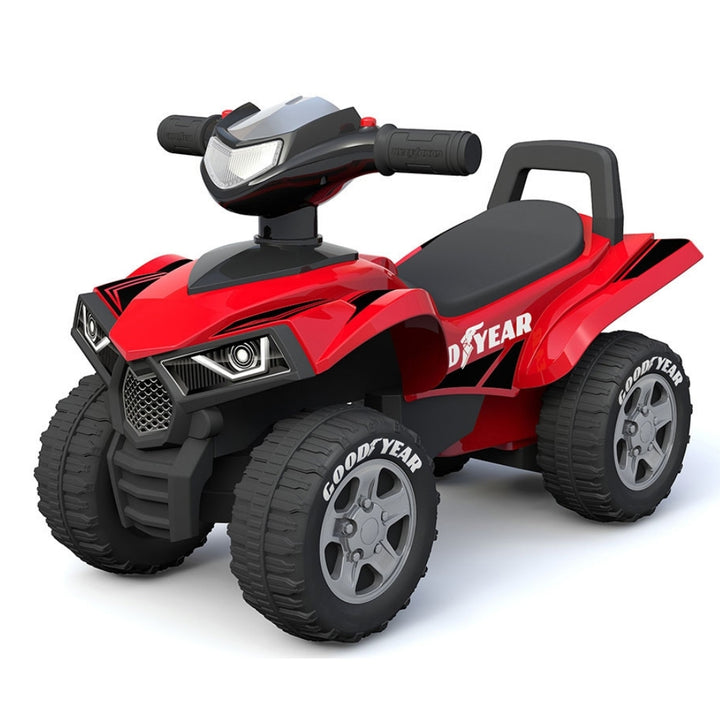Goodyear Licensed Toddler Kids Sport ATV Ride-On Toy Mini Quad Bike - Red - Aussie Baby