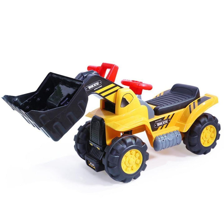 Kids Bulldozer Digger Ride-On Toy Truck With Sound - Aussie Baby