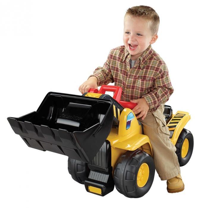 Kids Bulldozer Digger Ride-On Toy Truck With Sound - Aussie Baby