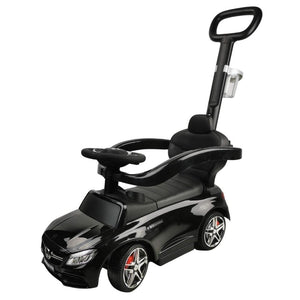 Licensed Mercedes AMG C63 Coupe Ride-On Push Car - Black - Aussie Baby