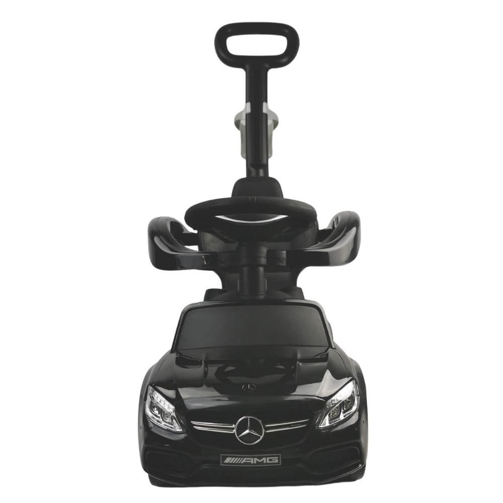 Licensed Mercedes AMG C63 Coupe Ride-On Push Car - Black - Aussie Baby