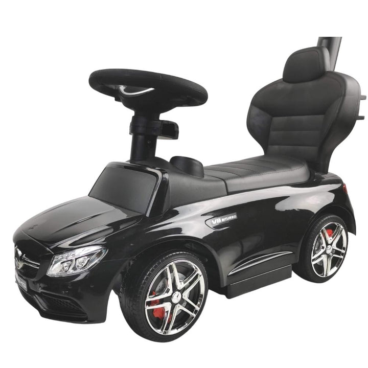 Licensed Mercedes AMG C63 Coupe Ride-On Push Car - Black - Aussie Baby