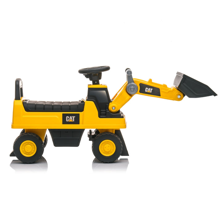 CAT Licenced Bulldozer Digger FoottoFloor RideOn Toy Truck Aussie Baby