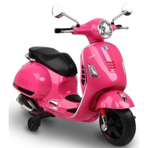 Aussie Baby Vespa Licensed 12V Kids Ride On Motorbike - Pink - Aussie Baby