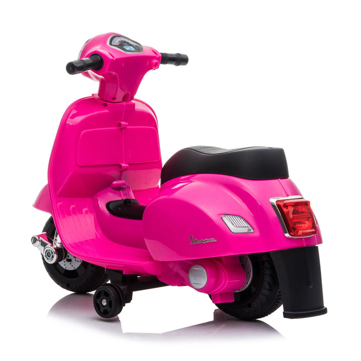 Vespa Licensed Mini 6V Electric Ride On Bike - Pink - Aussie Baby