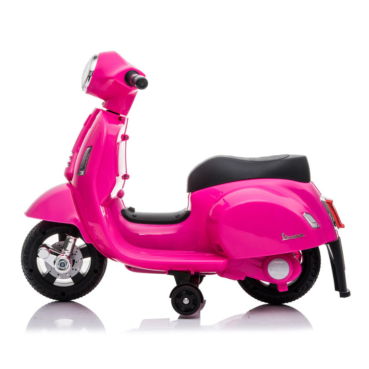 Vespa Licensed Mini 6V Electric Ride On Bike - Pink - Aussie Baby
