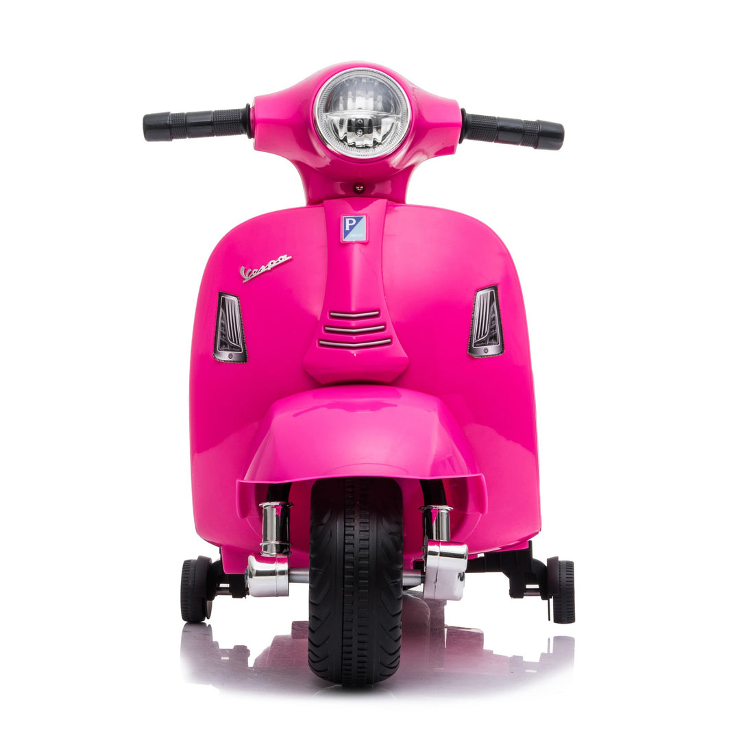 Vespa Licensed Mini 6V Electric Ride On Bike - Pink - Aussie Baby