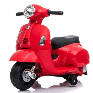 Vespa Licensed Mini 6V Electric Ride On Bike - Red - Aussie Baby