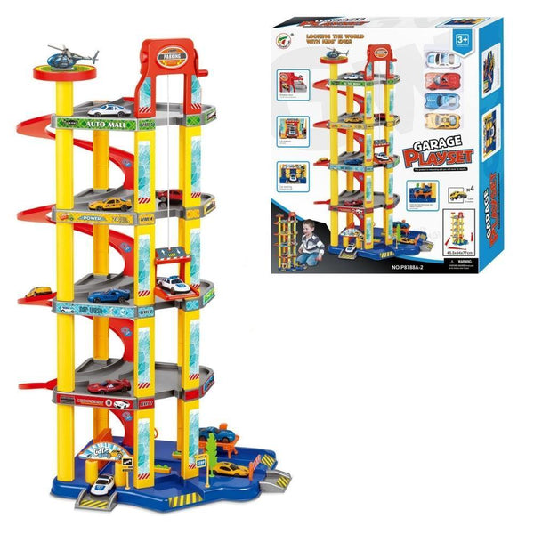 Bright Kids Ultimate Multi-level Garage Parking Lot Car Track Toy - Aussie Baby