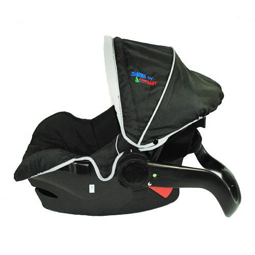 Aussie Baby Deluxe Carry Cot Rocker - Black - Aussie Baby