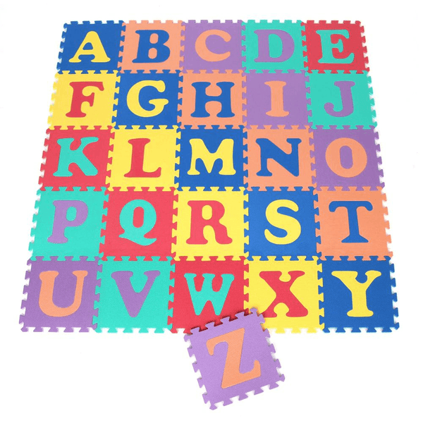 Alphabet A-Z Interlocking EVA Foam Floor Mat - Aussie Baby