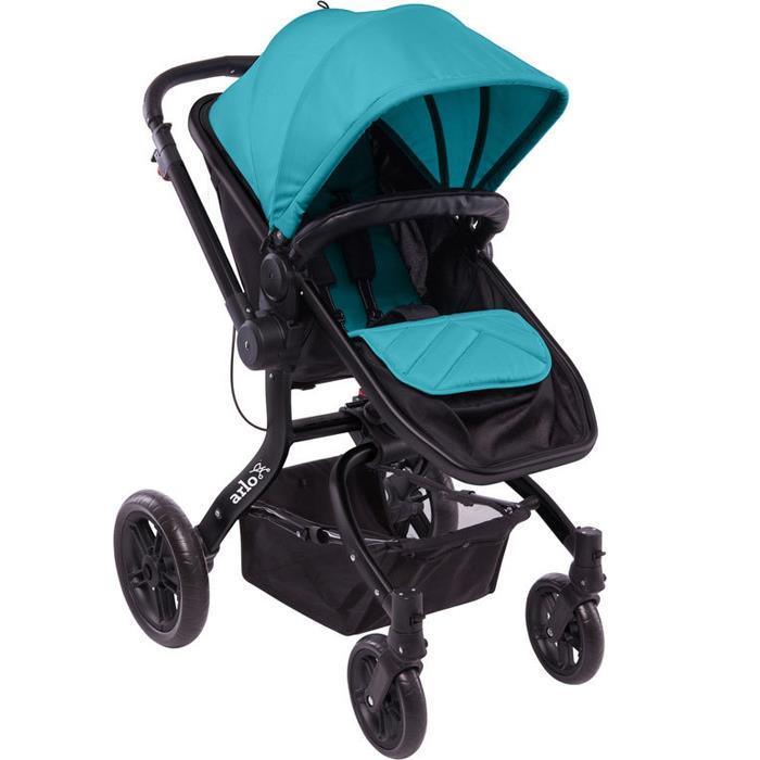 Infa Secure Arlo Stroller Black Frame - Aqua - Aussie Baby