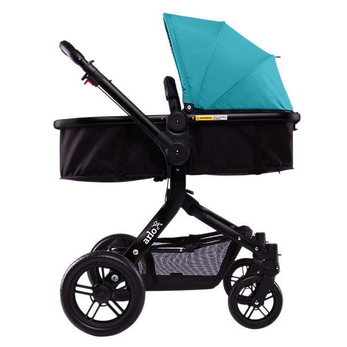 Infa Secure Arlo Stroller Black Frame - Aqua - Aussie Baby