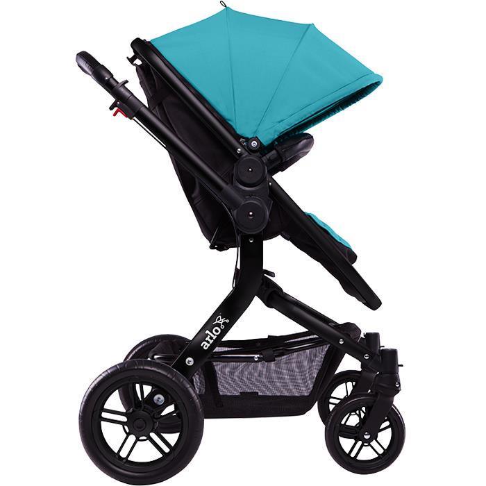 Infa Secure Arlo Stroller Black Frame - Aqua - Aussie Baby