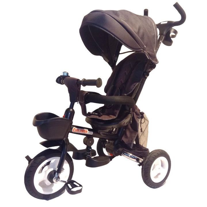 Deluxe Foldable Trike with Parent Control - Black - Aussie Baby