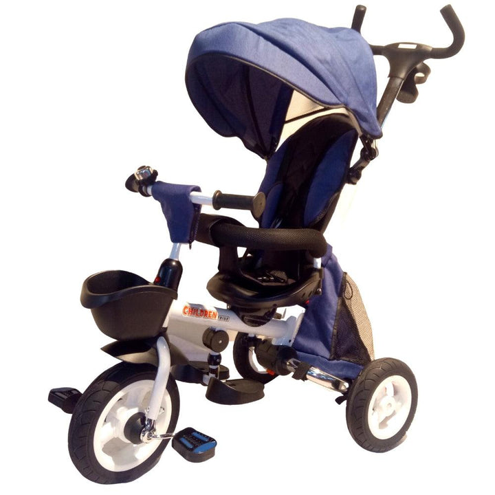 Deluxe Foldable Trike with Parent Control - Blue - Aussie Baby