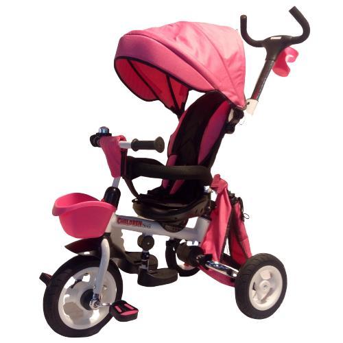 Deluxe Foldable Trike with Parent Control - Pink - Aussie Baby