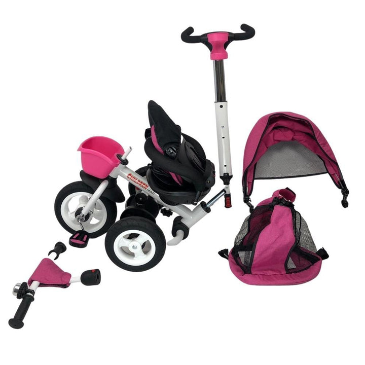 Deluxe Foldable Trike with Parent Control - Pink - Aussie Baby